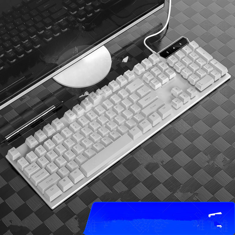 Enhance Your Gaming Experience with Our Mechanical Feel Wired Gaming Keyboard and Mouse Set